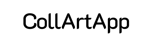 CollArtApp logo - black on white background