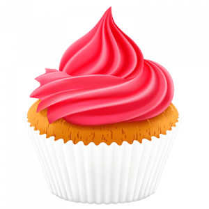 Cup Cake with frosting on top