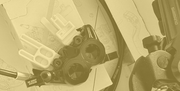 Small bike parts and sketches of bike building plans