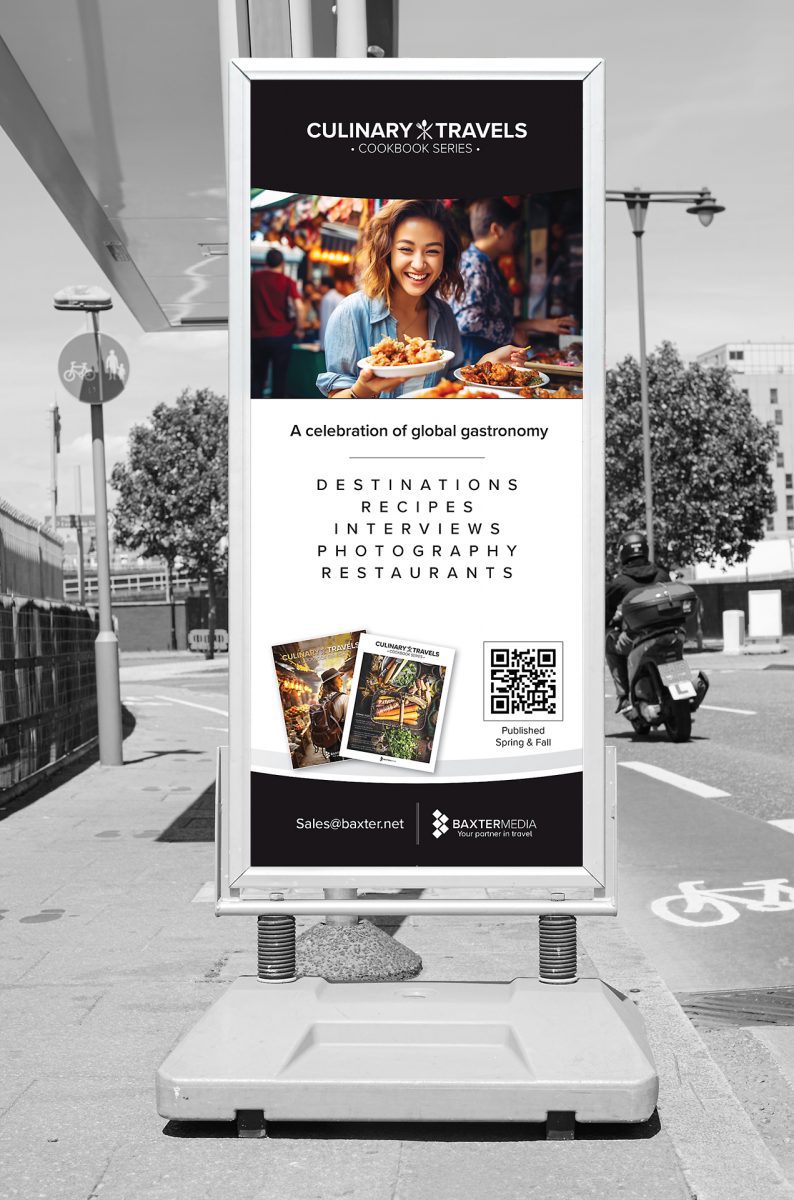 Culinary Travels Cookbook Series billboard