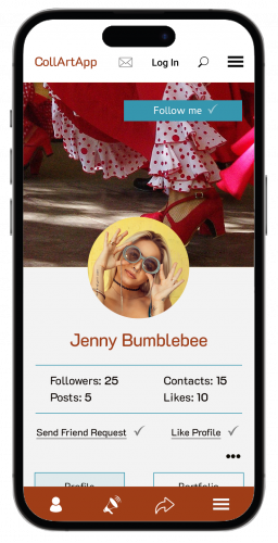 Wireframe-Mobile-design-profile live