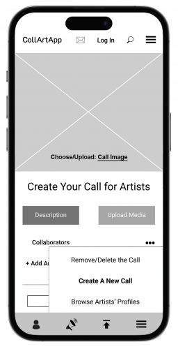 Wireframe-Mobile-create call-menu open
