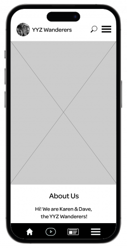 YYZ Wanderers - About Us page